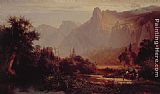 Valley Canvas Paintings - Yosemite Valley
